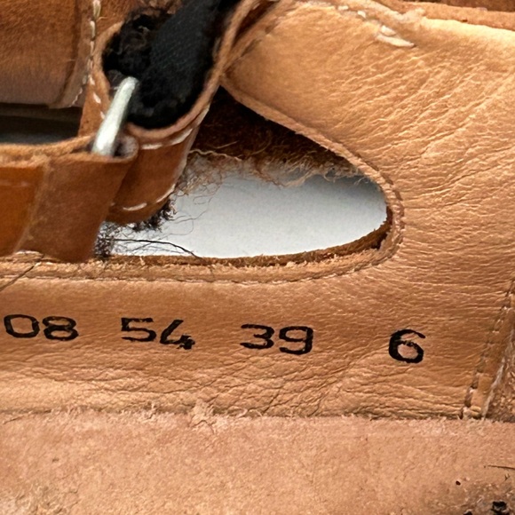 Think! Chilli Mary Jane Shoes Tan Size 8 US 39 EU - Picture 8 of 16